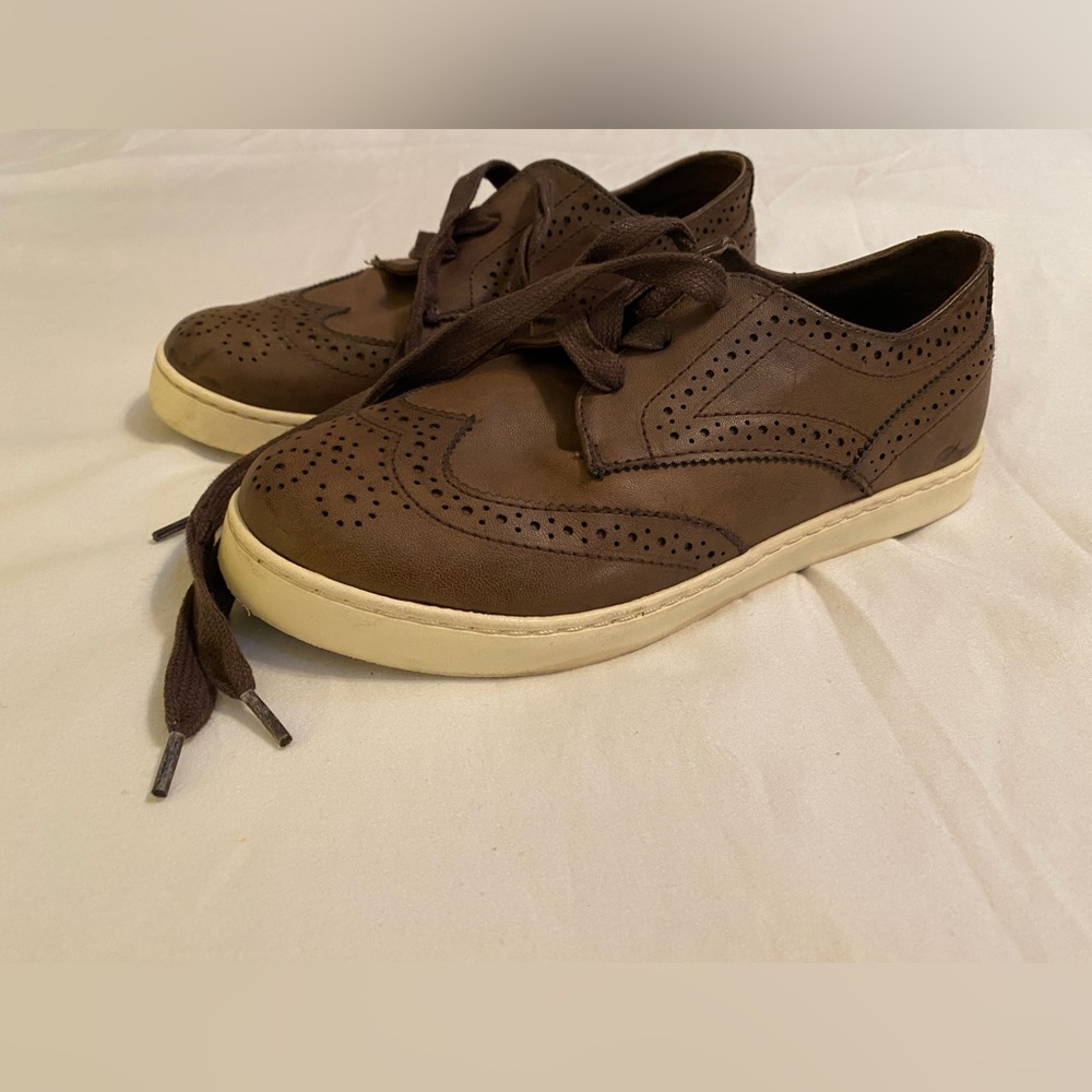 Polo Ralph Lauren Brown Leather Size 4